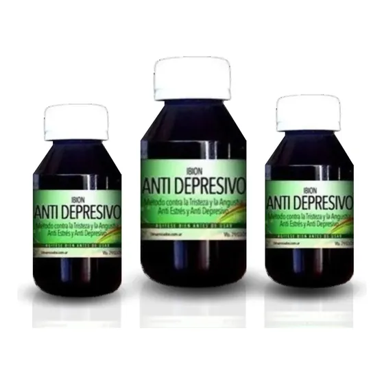 Anti Depresivo Natural Extracto Concentrado Pack X 3 