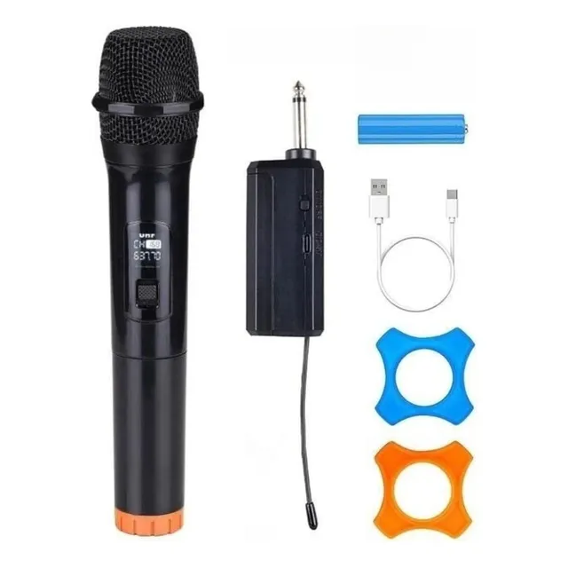 Microfono De Mano Inalambrico Karaoke Recargable Profesional
