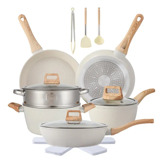 Juego De Utensilios De Cocina Anymark, 16 Piezas, Antiadhere