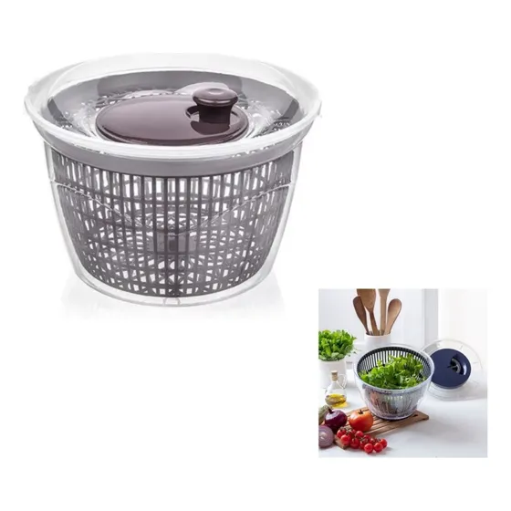 Centrifugadora De Ensaladas Escurridor De Vegetales 5 Litros