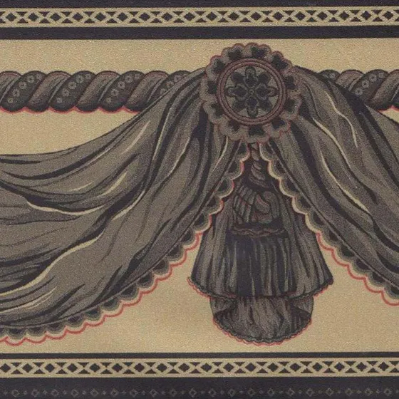 Dundee Deco Bda Cortina Adhesiva Ft In Color Gris Oscuro