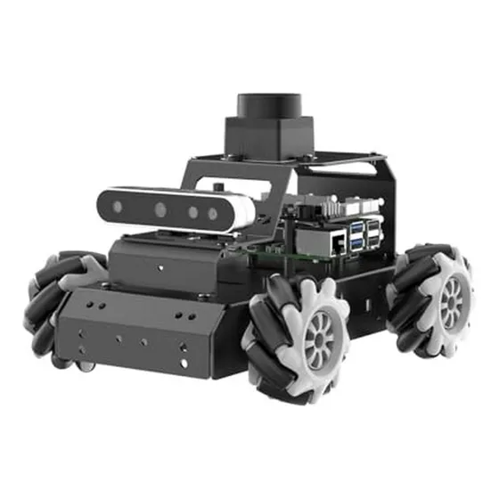 Robot Car Raspberry Pi 5 Con Cámara 3d Y Mentorpi M1, Chasis