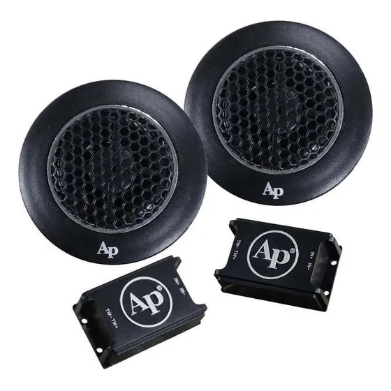 Tweeter Audiopipe Aphe-t350 80rms Con Crossover Negro