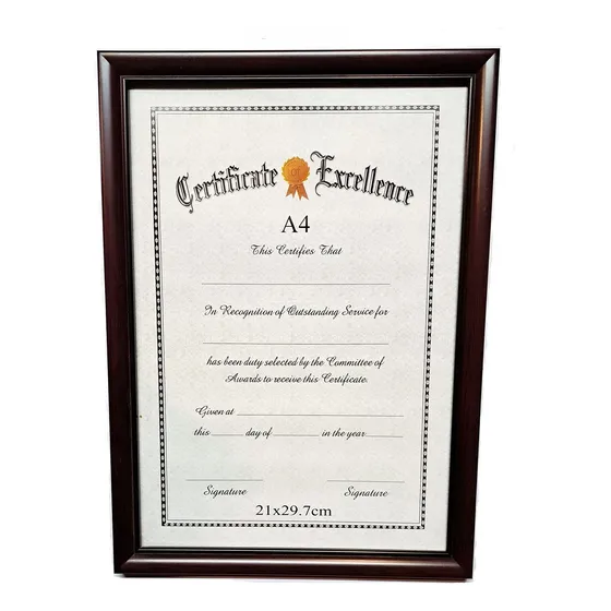 Marco Para Certificado Diploma Título Documento A4 21x29.7cm