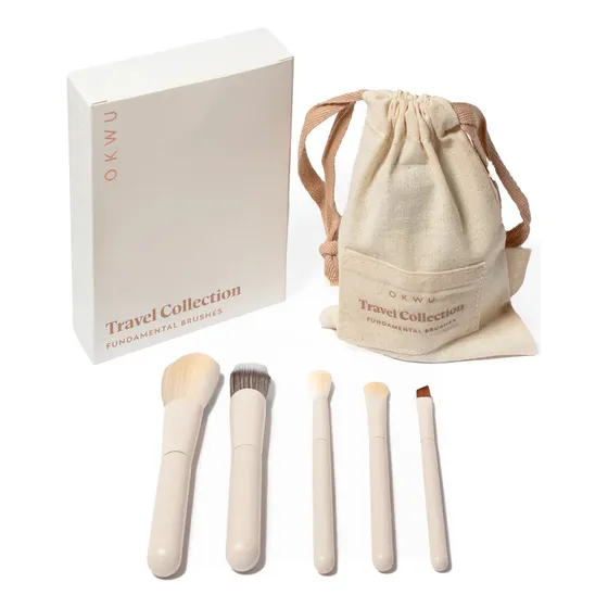 Set Brochas Viaje Okwu Fundamental Travel Brushes Collection