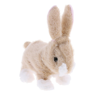 Conejo De Peluche Electrónico Robot De Juguete Walking Jump Conejo De Peluche Electrónico Robot De Juguete Walking Jump