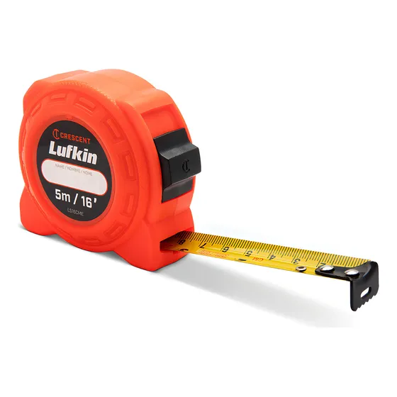 Trena Lufkin 5m Fita De Aço 3/4 - Resistente P/ Toda Obra