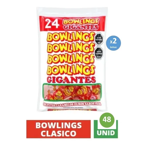Coyacs Bowling Gigante X48 (bolsa 48 Unidades) Coyac Clásico