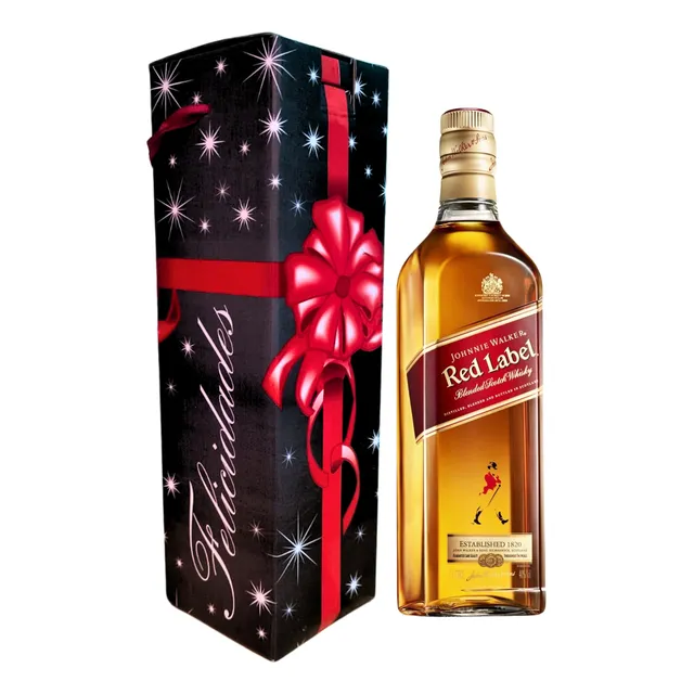 Whisky Johnnie Walker Red 1l + Estuche Regalo Premium.qurino