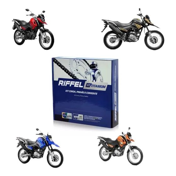 Kit Relação Transmissão Yamaha Xtz 150 Crosser Riffel