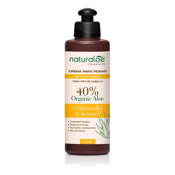 Crema de Peinar Naturaloe Reflejos Rubios 250mL