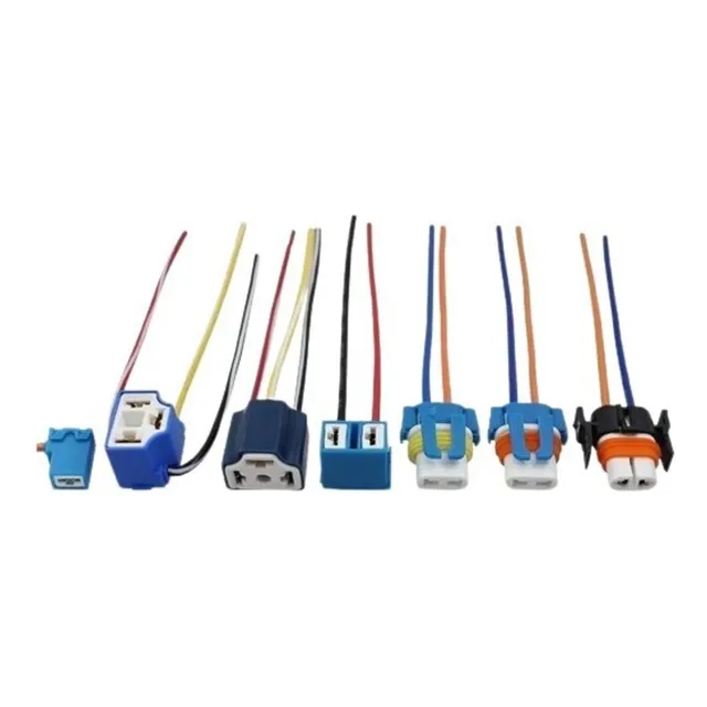 X2 Conector H1,h4,hb3/9005,hb4/9006,h11/h8/h9 De Porcelana