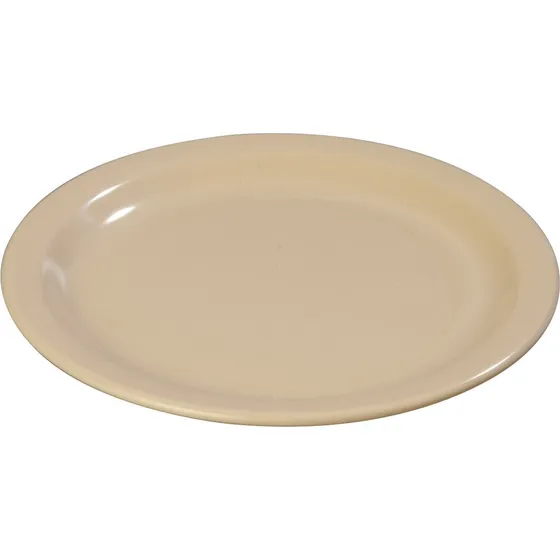 Plato Melamina Diametro Altura Color Marron Caja
