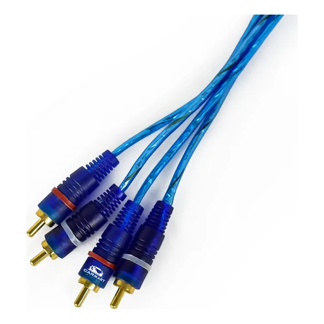 Cable Rca Macho Auto Universal Audio Amplificador 4m 