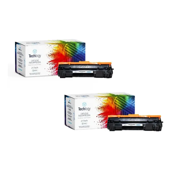 Toner Techlogy 217ach 17a Con Chip 2 Pack M102a Mfp M130a