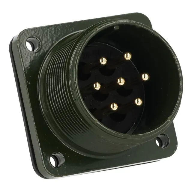 Conectores De Extensión Tipo Militar 7 Pines Macho