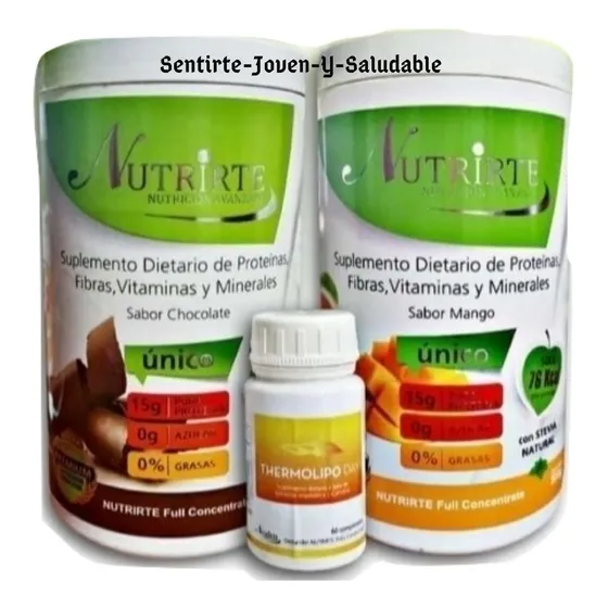 Plan Basico Nutrirte P/bajar Peso -2batidos+quemador Grasas Plan Completo Al Detalle