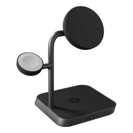 Base De Carga Qi2 3 En 1 Zens Office Charger Pro Negra