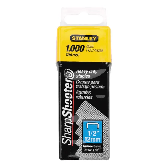 Grapas Stanley Trabajo Pesado Tra708t 1/2  12mm