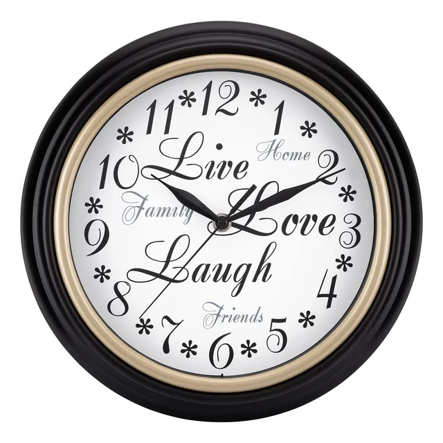 Live Love Laugh Mensaje Reloj