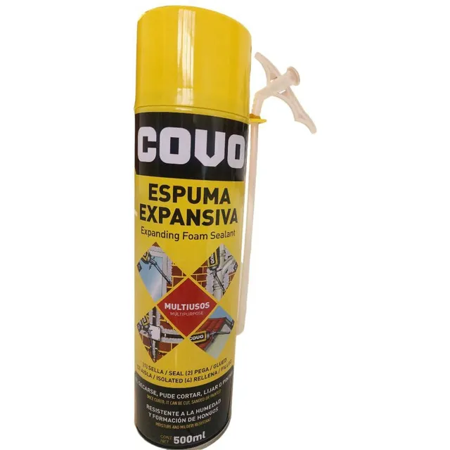 Espuma Expansiva Selladora De Poliuretano  500ml Marca Covo