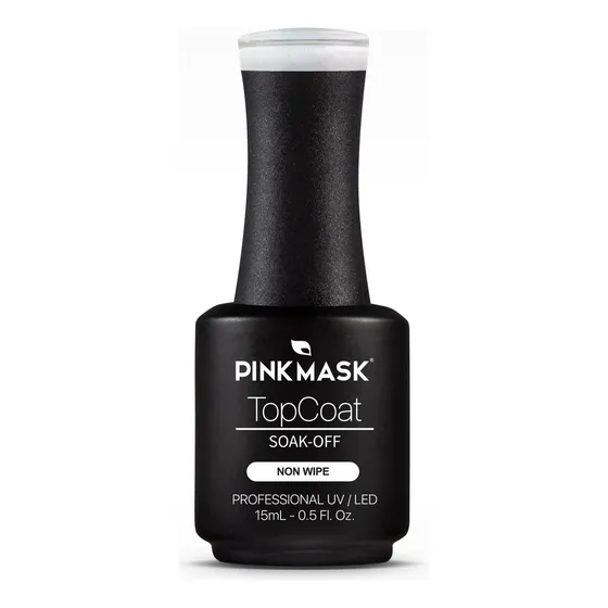 Rubber Top Coat Pink Mask Gel Color