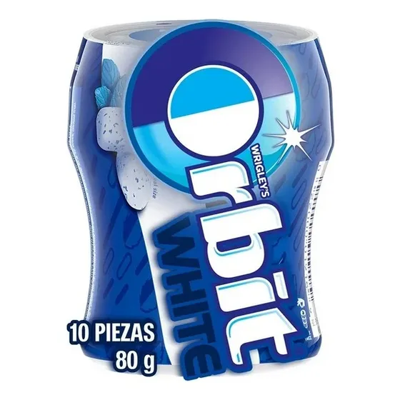 Goma De Mascar Wrigleys Orbit Bote Con 40 Piezas