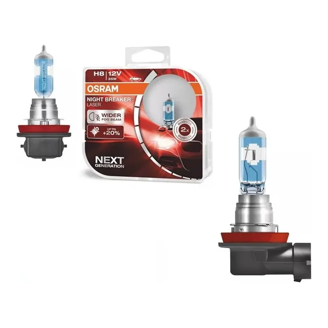 Lampara Osram H8 Night Breaker Laser 35w Auxiliares 12v