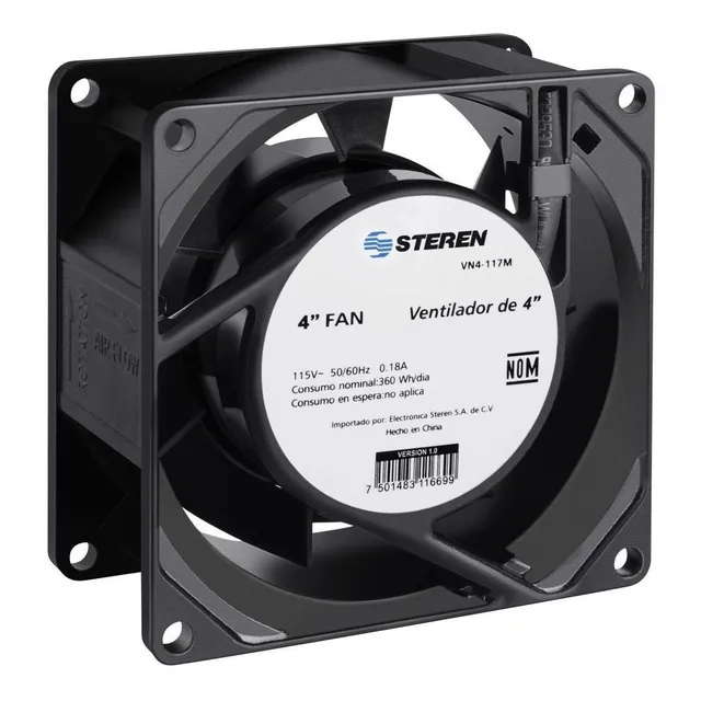 Ventilador Metálico De 4, 117 Vca | Vn4-117m