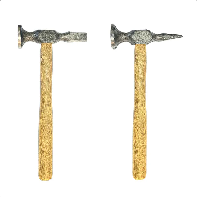 Kit Profissional Martelo Funilaria  Pena Reta E Atravessada
