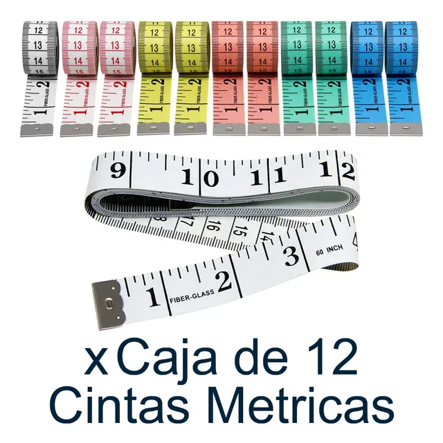 Cinta Métrica En Cm Y Pul Para Costuras Y Medidas Corporales