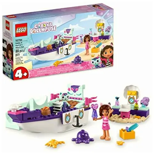 Set Lego® 10786 Barco Y Spa De Gabby Y Gatirena (88 Piezas) Cantidad de piezas 88