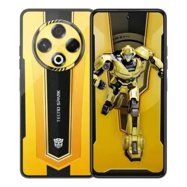 Celular Tecno Spark 30 Transformers Bumblebee 256gb 8gb