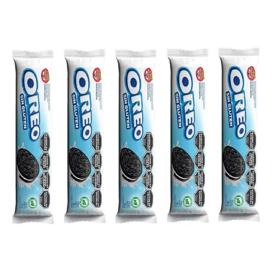 Oreo Sin Gluten 95gr Pack X 5 Paquetes