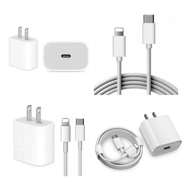 Cargador 20w+cable Usb-c 2m Para iPhone 11/12/13/14_original