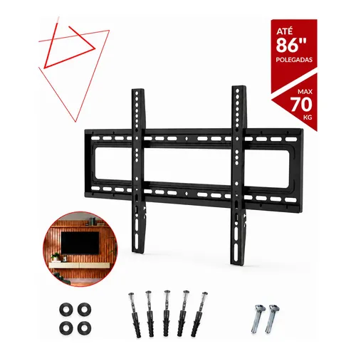Suporte De Tv Samsung No Gap Wall Mount Tv Como Um Quadro