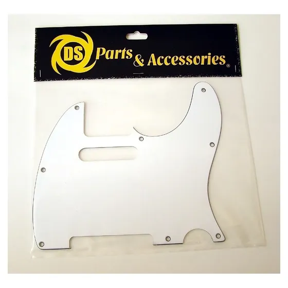 Pickguard Para Guitarra Telecaster 3 Capas Ds Parts Blanco