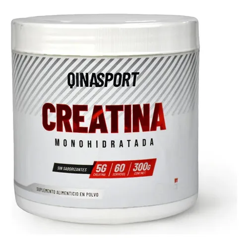 Creatina Monohidratada Qinasport 300 G 60 Servicios Rmflex Sabor Sin sabor