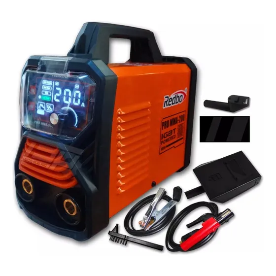 Soldadora Inversora Pro Mma 200 Amp Redbo