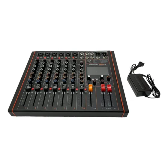 Consola Behringer Mate8 Analógica 8 Canales Bluetooth
