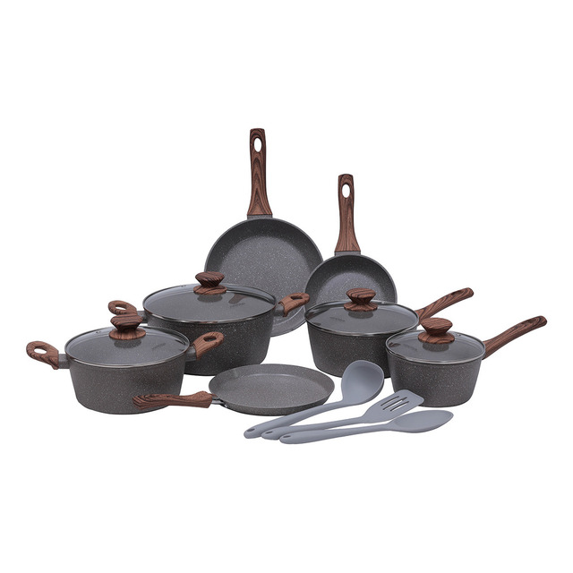 Conjunto Panelas Mimo Cook Grafito 10 Itens Vitrocerâmico Conjunto Panelas Mimo Cook Grafito 10 Itens Vitrocerâmico