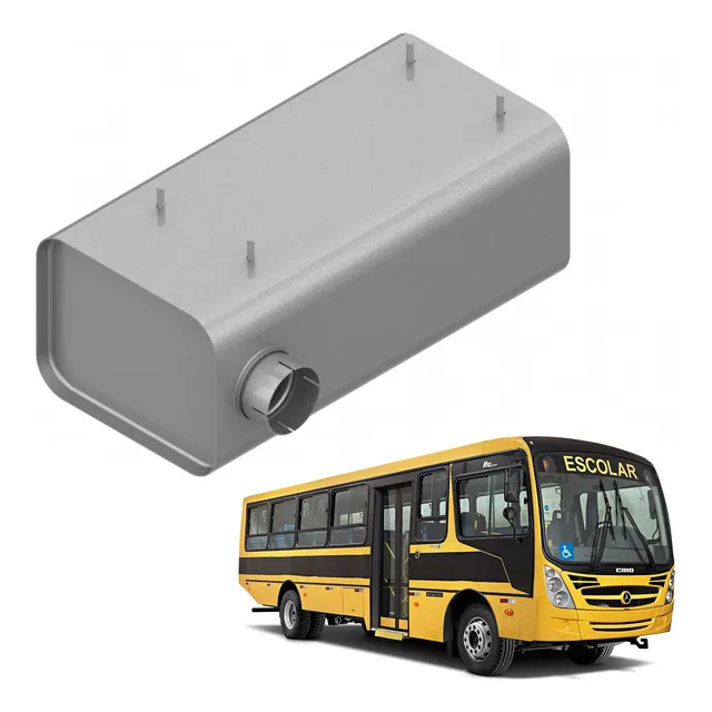 Silencioso Escapamento Önibus O400 A6644907601