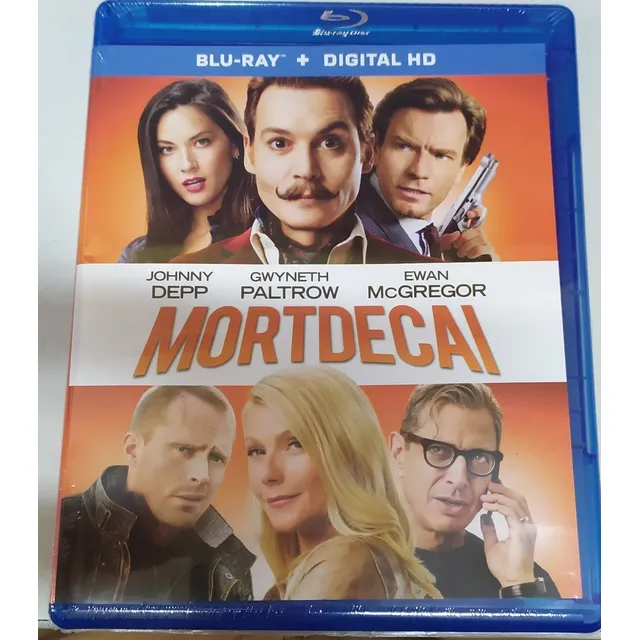 Blu Ray Mortdecai J Deep G Paltrow Original 