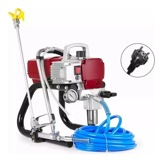 Pistola Eléctrica Airless 1700w 2.3 Lpm 3200psi Profesional 110/220V + Accesorios