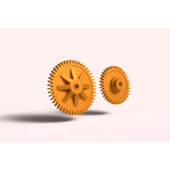 1 Par De Engrenagens - Philips N2208 N2215 N2229 N2210
