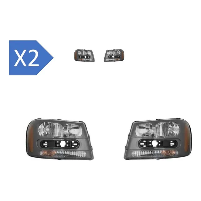 Zpack1 Faro Delantero Trailblazer 2002 2003 2004 2005