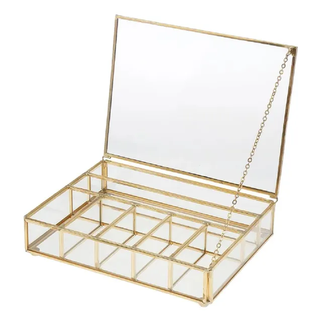 Fs Organizador De De Joyería De Vidrio Protectora Pequeño