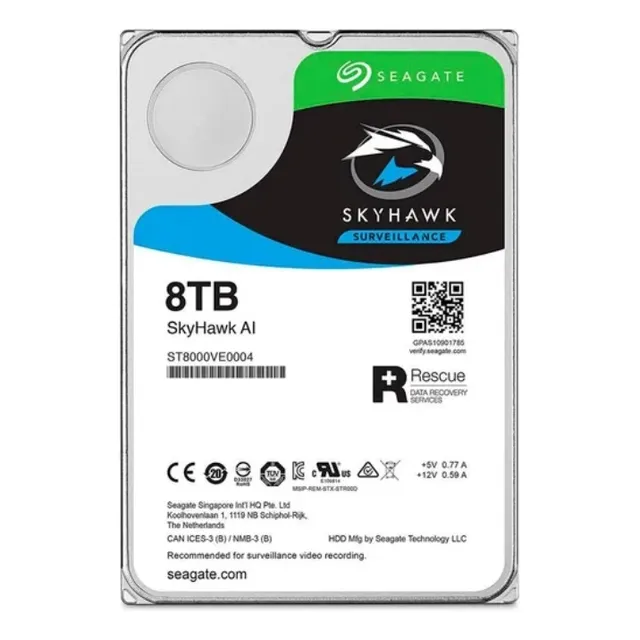 Disco Duro Seagate 8tb Skyhawk Ai