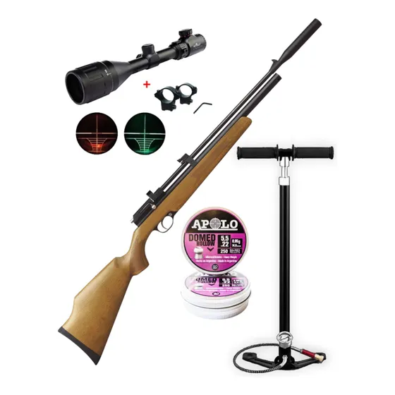 Rifle Pr900regulado(gen2) +bombin +mira Telescópica+postones