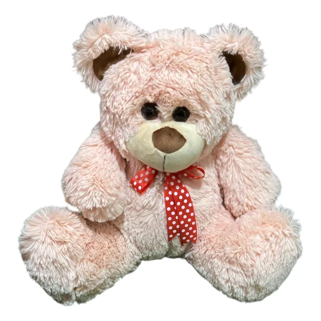 Peluche Teddy Oso Rosa Vieja Hipoalergénico 40cm